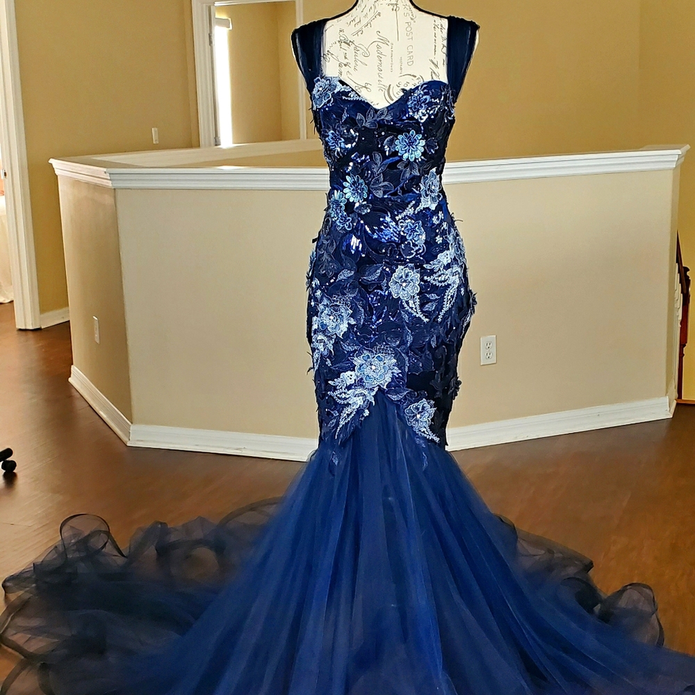 Custom prom pageant gown dress